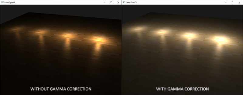 Comparrison between working in linear space with sRGB textures and linear-space textures