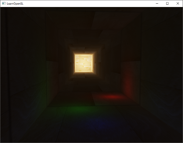 Reinhard tone mapping algorithm applied with HDR rendering in OpenGL
