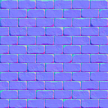 Image of a normal map in OpenGL normal mapping