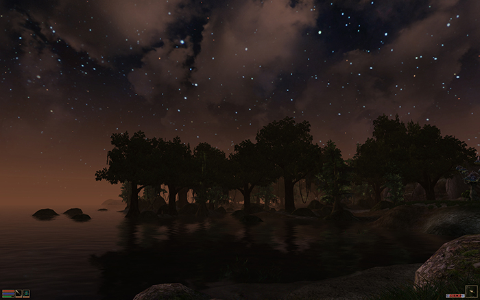 Image of morrowind with a skybox