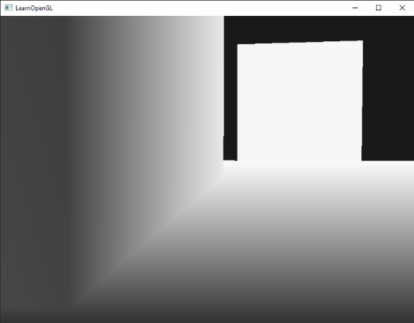 Depth buffer visualized in OpenGL and GLSL