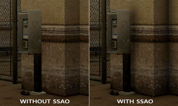 ssao on vs off